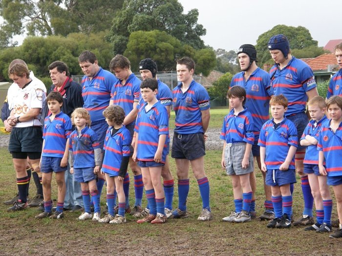1st grade and under 8s and 10s honour Micky Finn